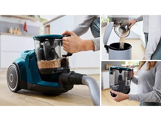 картинка Пылесос Bosch BGC41XFMLY Serie 6 ProFamily 750W, синий от магазина Одежда+
