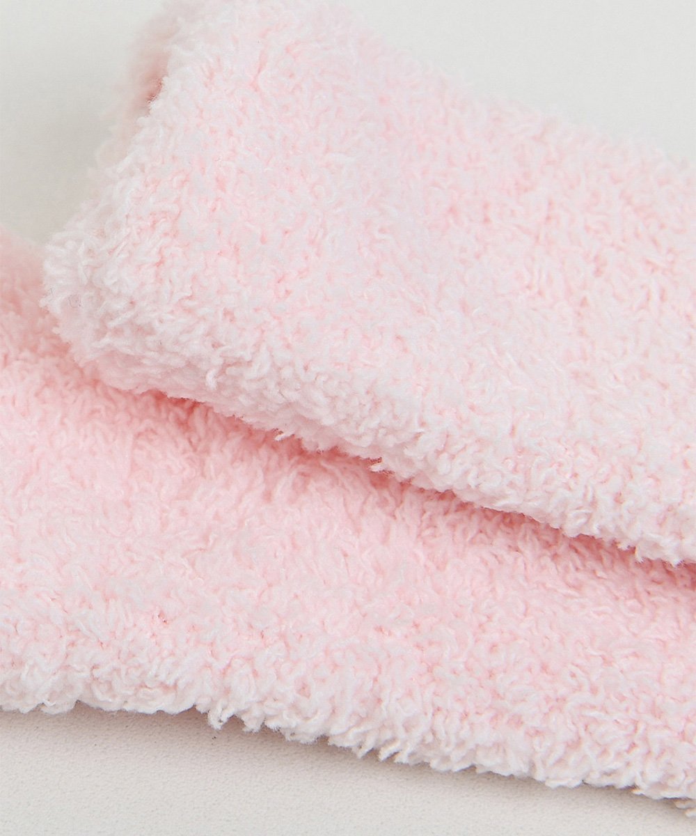 картинка Пушистые вязаные носки для новорожденных Moimoln, Pink от магазина Одежда+