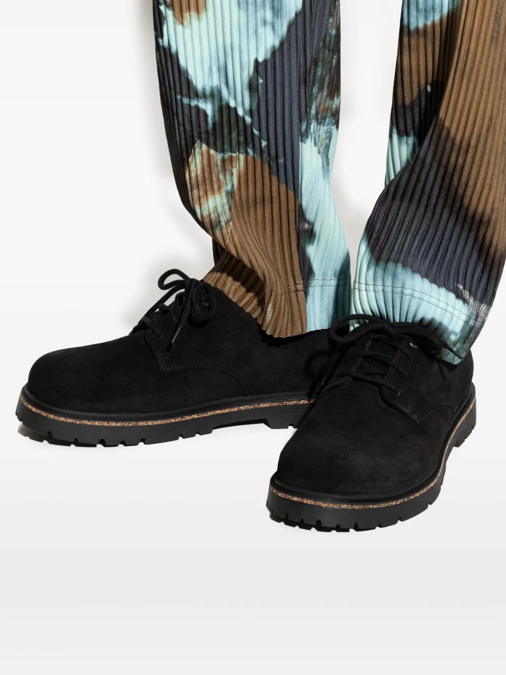 картинка Дерби из замши на шнуровке Highwood Birkenstock, черный от магазина Одежда+