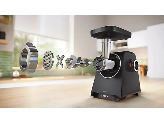 картинка Мясорубка Bosch Serie 4 MFWS450B 500W, черный от магазина Одежда+
