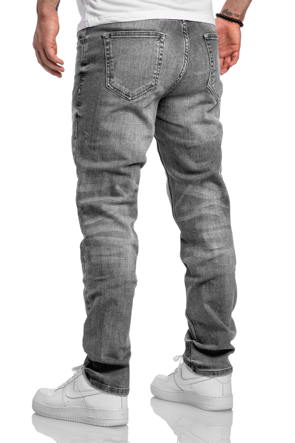 картинка Джинсы Amaci&Sons Regular Slim WICHITA, серый от магазина Одежда+