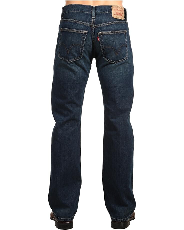 картинка Джинсы Levi's Mens 527 Slim Bootcut, темно-синий индиго от магазина Одежда+