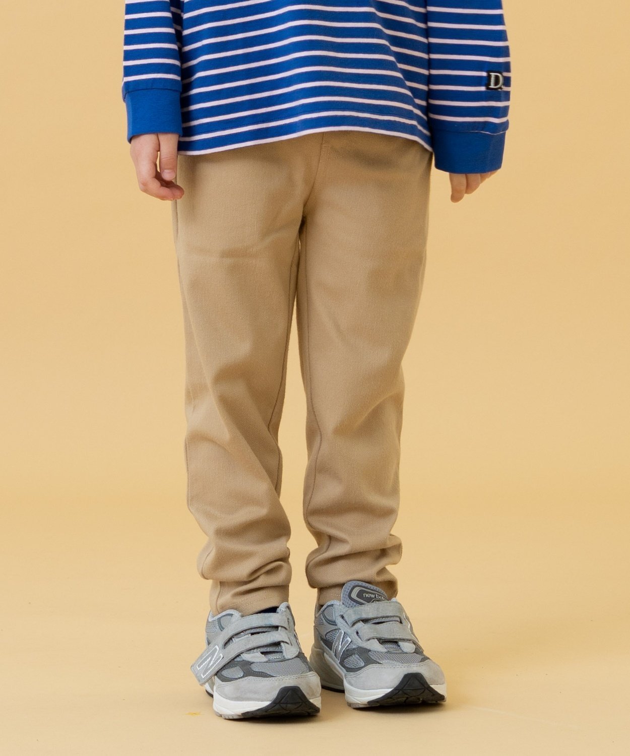 картинка Узкие брюки из эластичной саржи And D.petitmain, Beige от магазина Одежда+