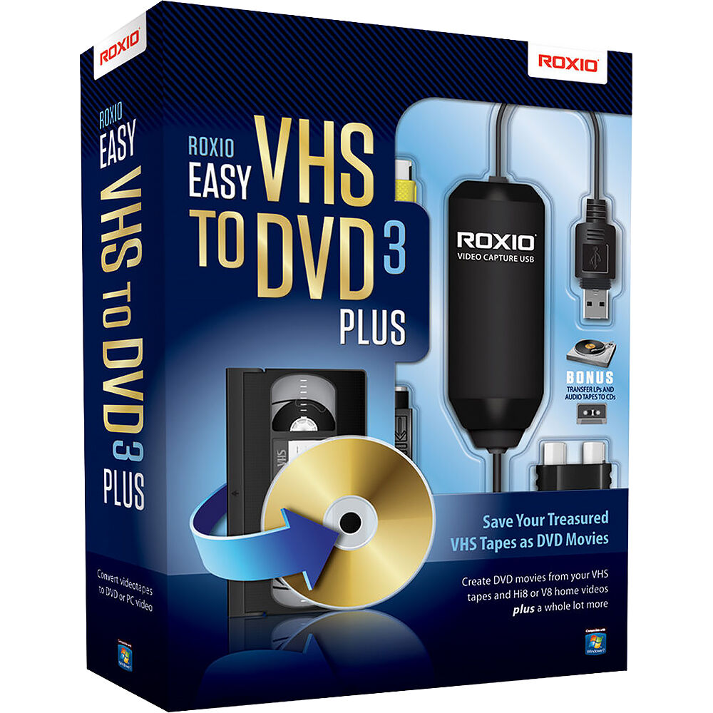 картинка Roxio Easy VHS на DVD 3 Plus от магазина Одежда+