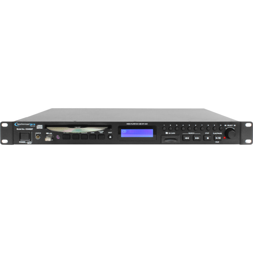картинка Technical Pro CD400BT CD Player with Bluetooth and USB CD400BT от магазина Одежда+
