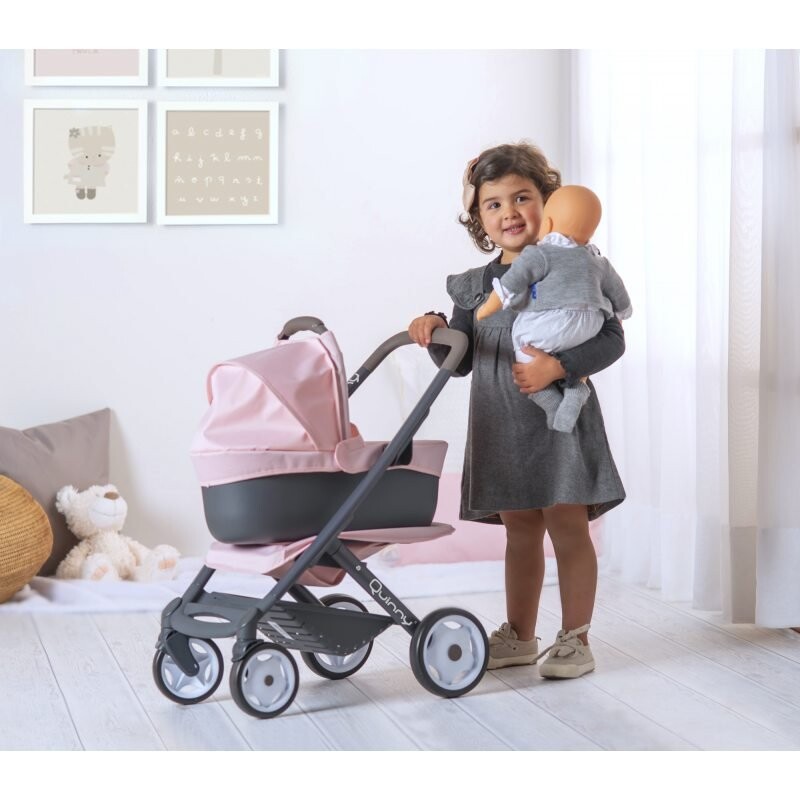 картинка Smoby, Кукольная коляска Maxi Cosi, Quinny 3в1 от магазина Одежда+