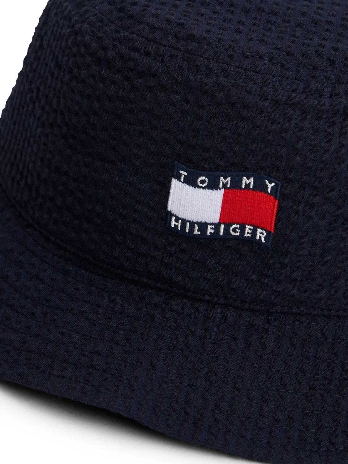картинка Панама из сейрсакера Tommy Hilfiger Blue Wavy Flag, синий от магазина Одежда+