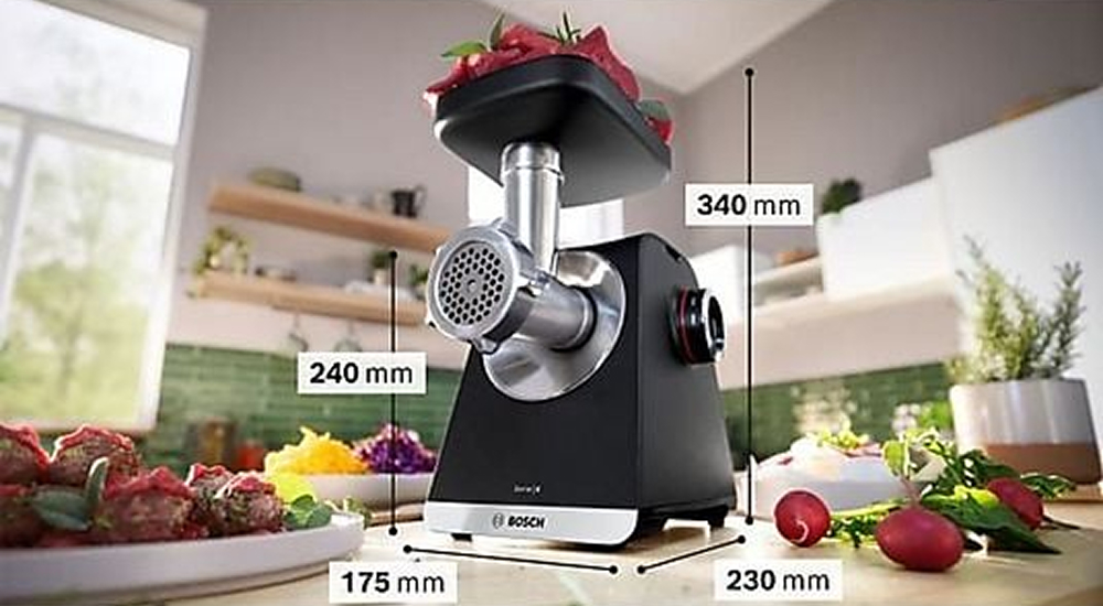 картинка Мясорубка Bosch BOS4242005455836, черный от магазина Одежда+
