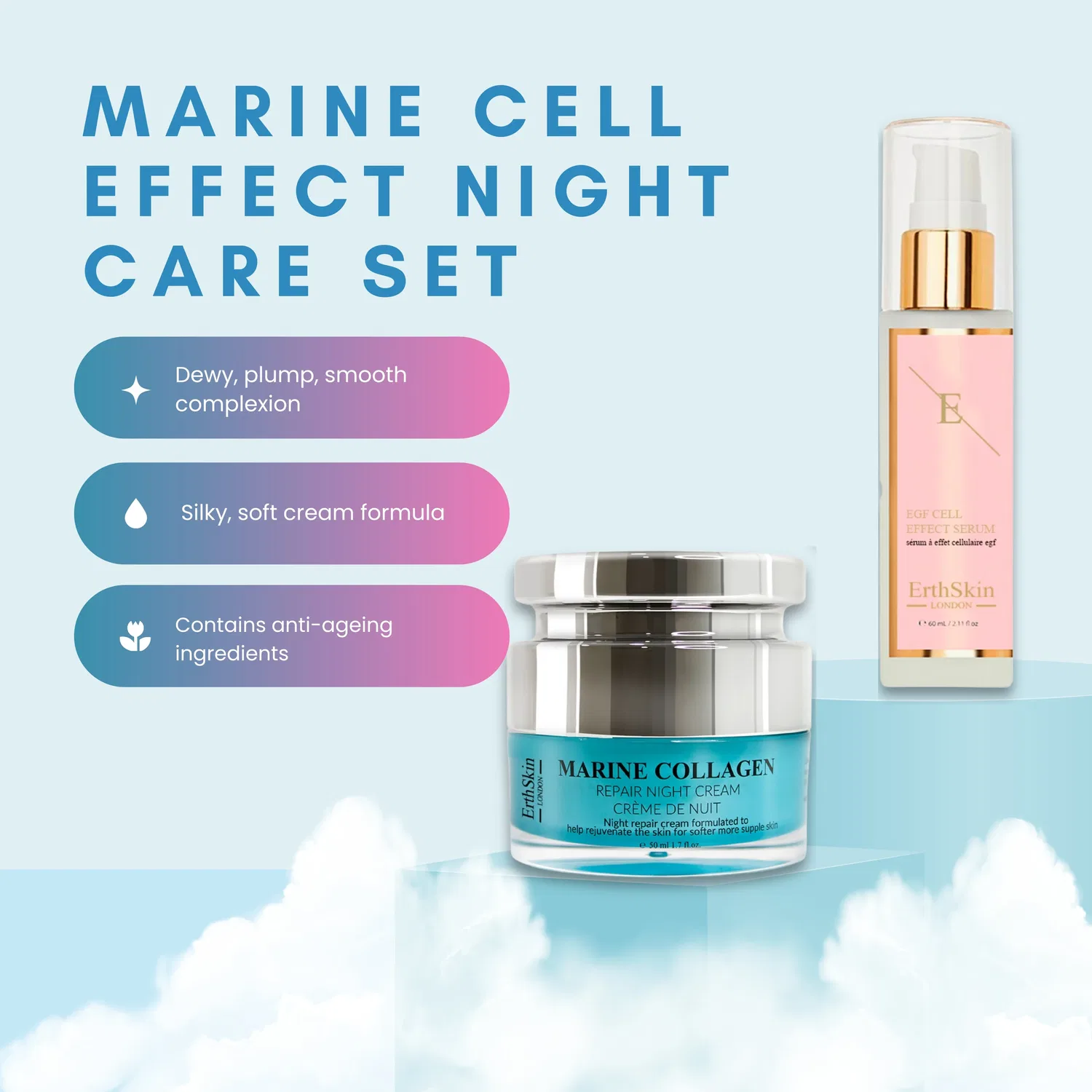 картинка Набор для лица EGF + Marine ErthSkin от магазина Одежда+