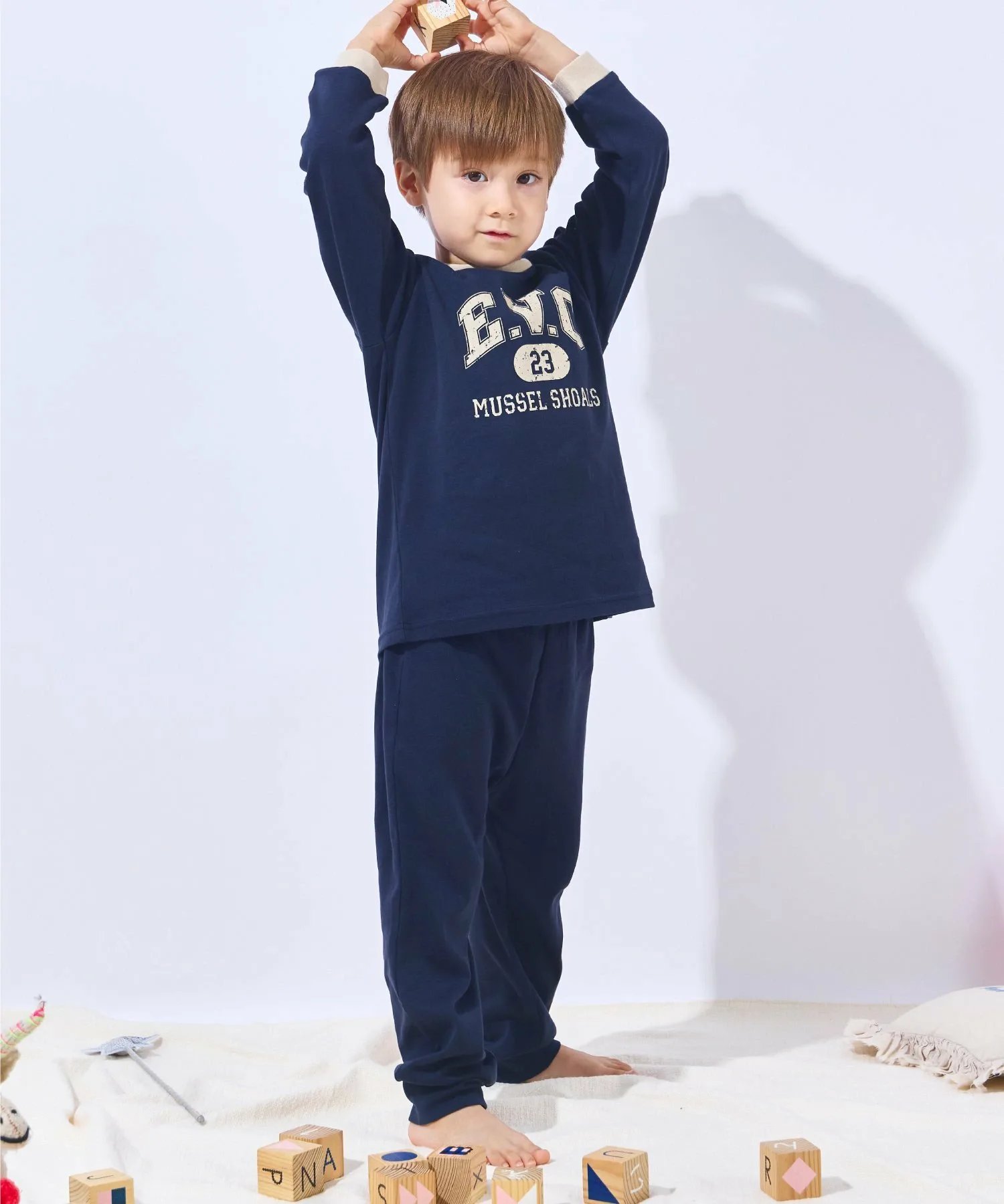 картинка Домашняя одежда для мальчиков Ever Closet, Navy logo от магазина Одежда+
