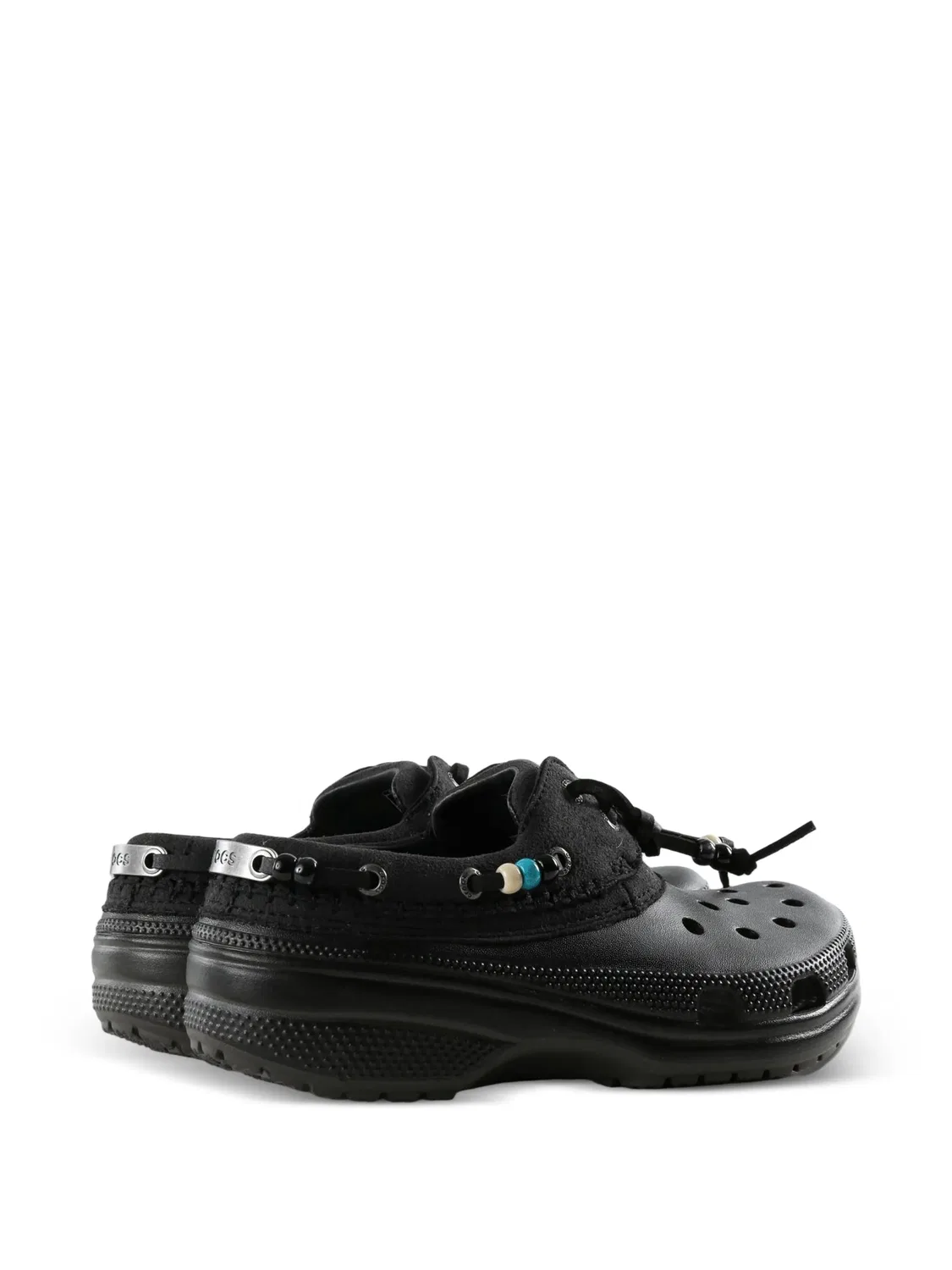 картинка Топсайдеры Classic Luxe с бисером Crocs, черный от магазина Одежда+