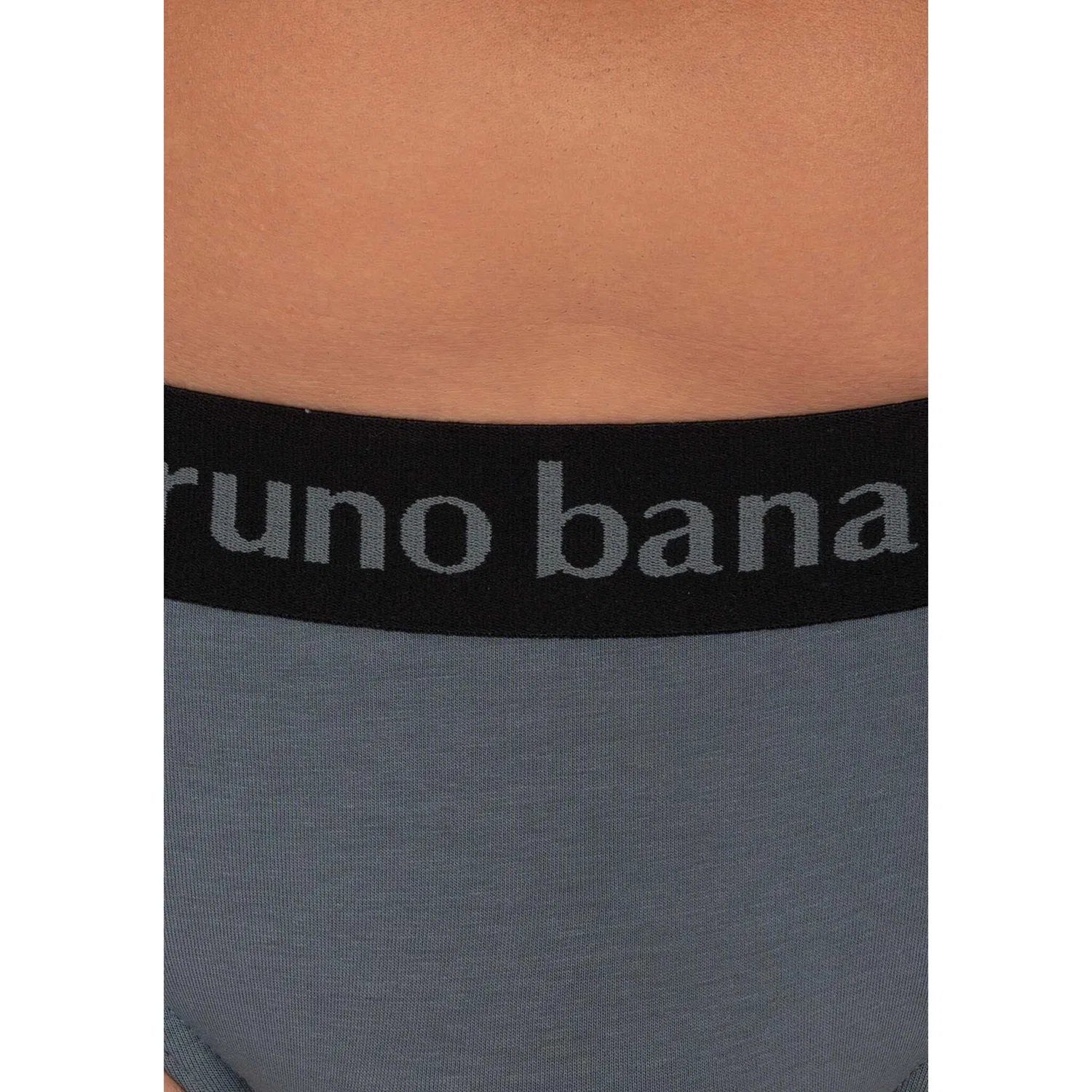 картинка Мужские трусы-слипы Flowing 2erPack Bruno Banani, Moon Gray/Black от магазина Одежда+