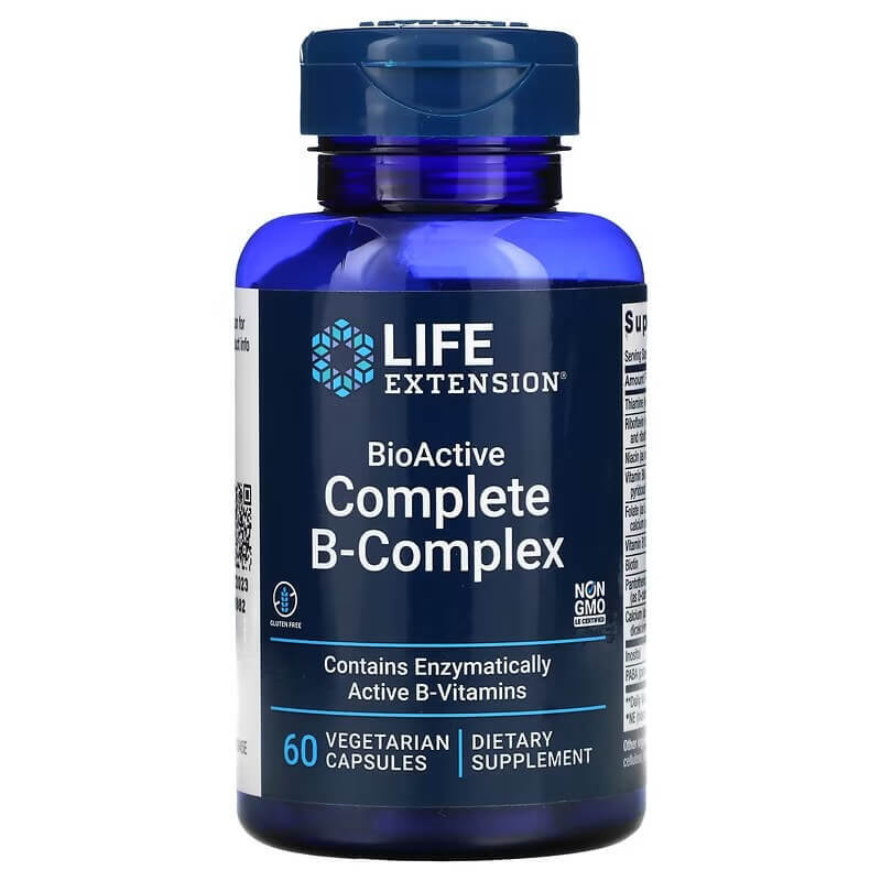 картинка Биоактивный комплекс витаминов B Life Extension, 60 капсул от магазина Одежда+