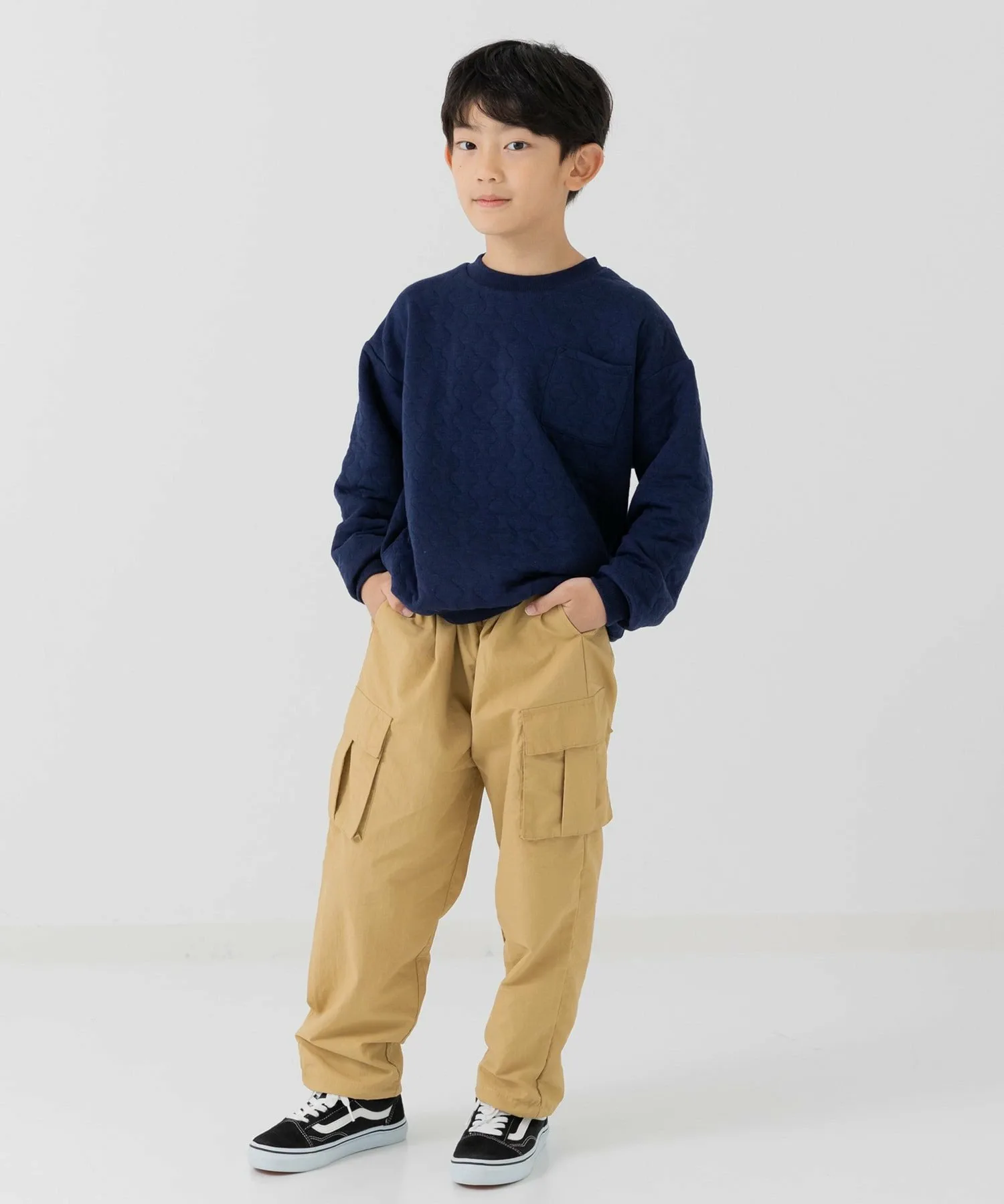 картинка Нейлоновые широкие брюки-карго Chil2, beige от магазина Одежда+