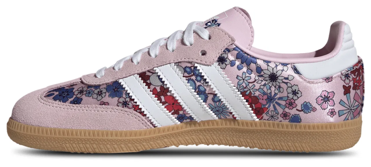 картинка Кроссовки для девочек Samba OG Adidas, розовый/синий от магазина Одежда+