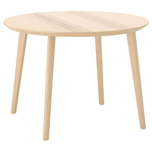 картинка Кухонный стол Ikea Lisabo 105х105, шпон ясеня от магазина Одежда+