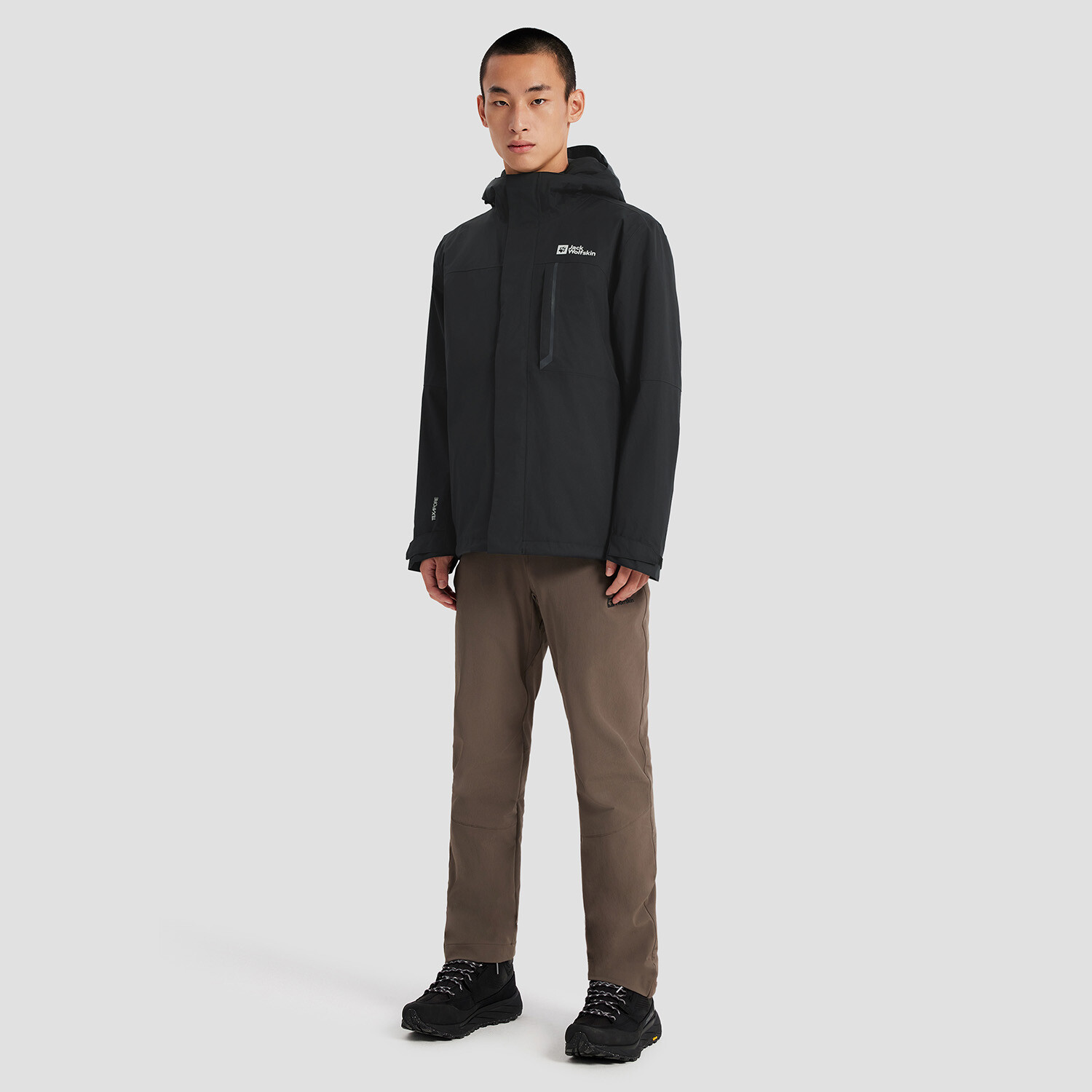 картинка Ветровка мужская Jack Wolfskin, черный от магазина Одежда+