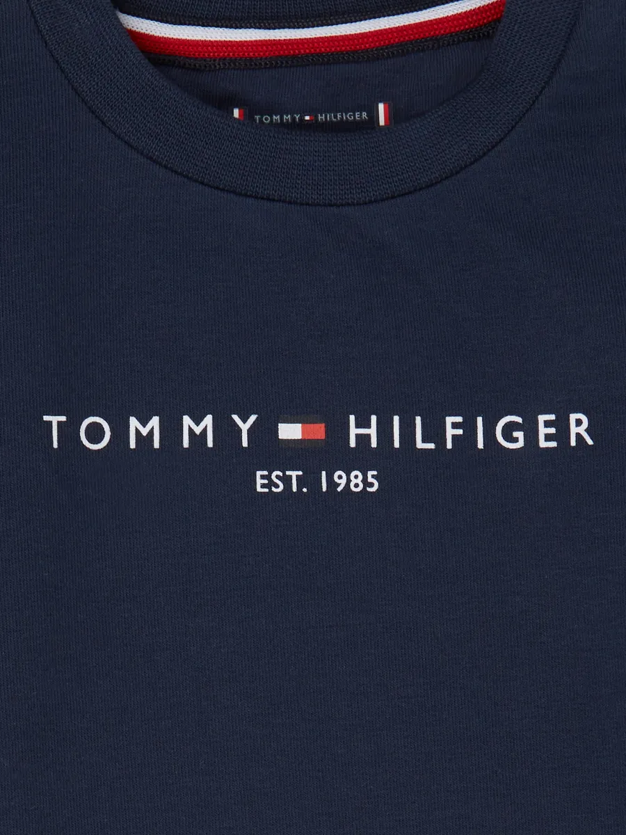 картинка Рубашка и брюки Tommy Hilfiger "BABY ESSENTIAL CREWSUIT", синий от магазина Одежда+