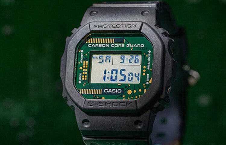 картинка Часы Casio Digital 5600 Series, арт. DWE-5600CC-3PRD, камуфляж от магазина Одежда+