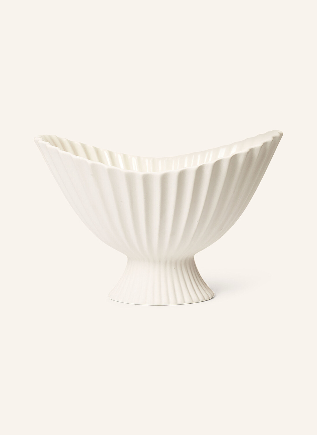 картинка Чаша Ferm Living FOUNTAIN, высота 13 см, белый от магазина Одежда+