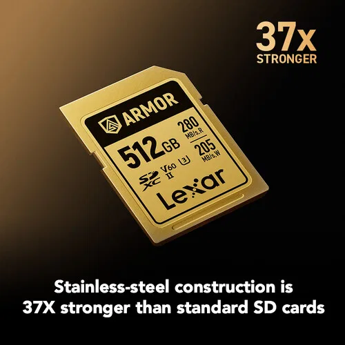 картинка Карта памяти Lexar 512GB ARMOR GOLD UHS-II SDXC от магазина Одежда+