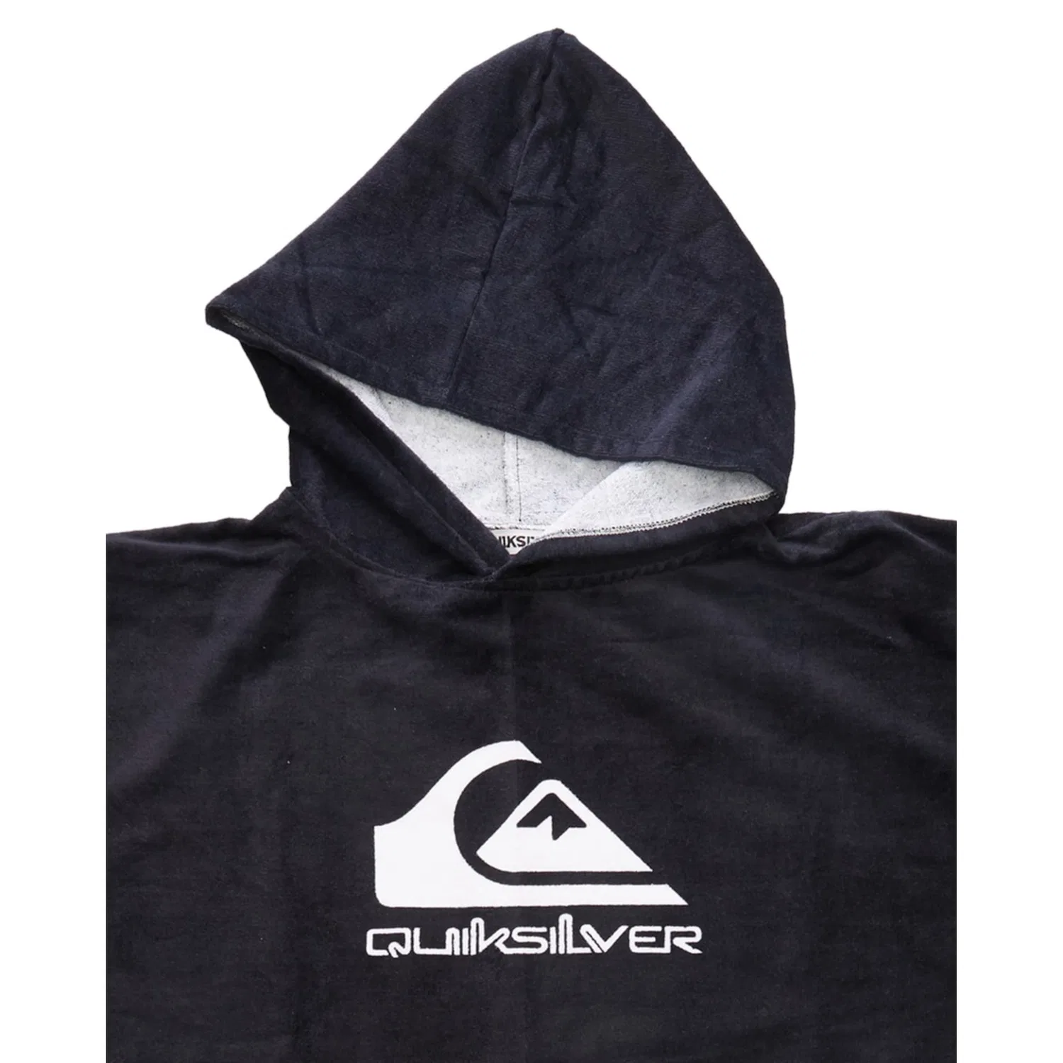 картинка Пончо из махрового хлопка с капюшоном Hoody Quiksilver, Black от магазина Одежда+