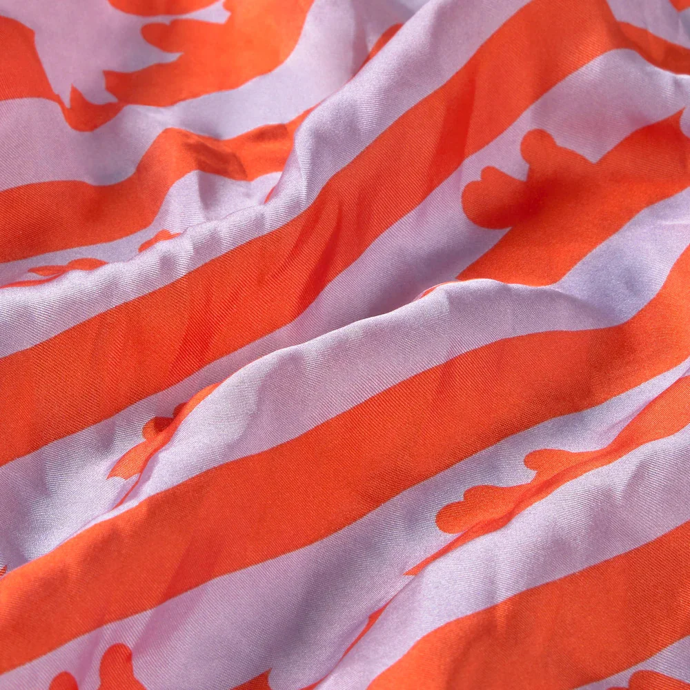 картинка Платок Tous Bear Stripes, сиреневый от магазина Одежда+