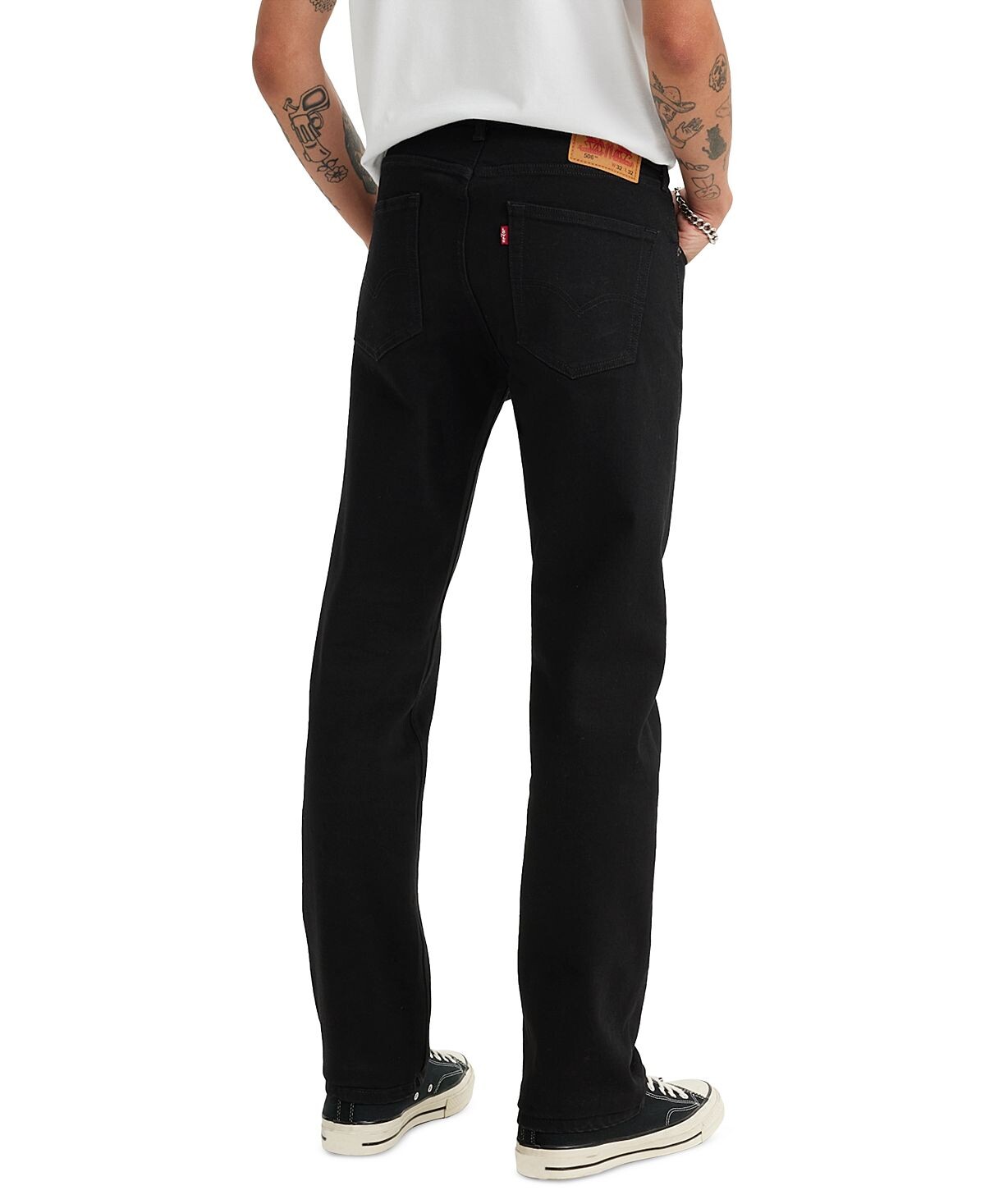 картинка Мужские джинсы Levi's 506 Comfort Straight, черный от магазина Одежда+