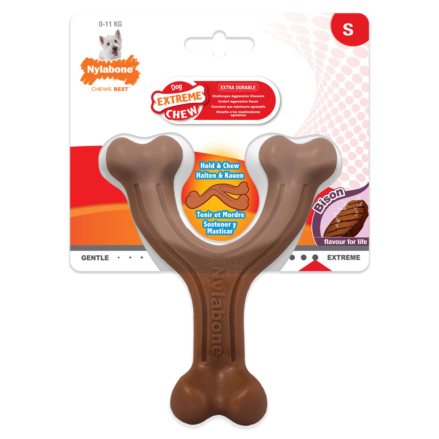 картинка Nylabone Extreme Chewbone Bison С Nylabone, цвет коричневый от магазина Одежда+