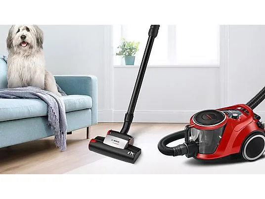 картинка Пылесос Bosch BGC41Pet Serie 6 ProAnimal, красный / черный от магазина Одежда+