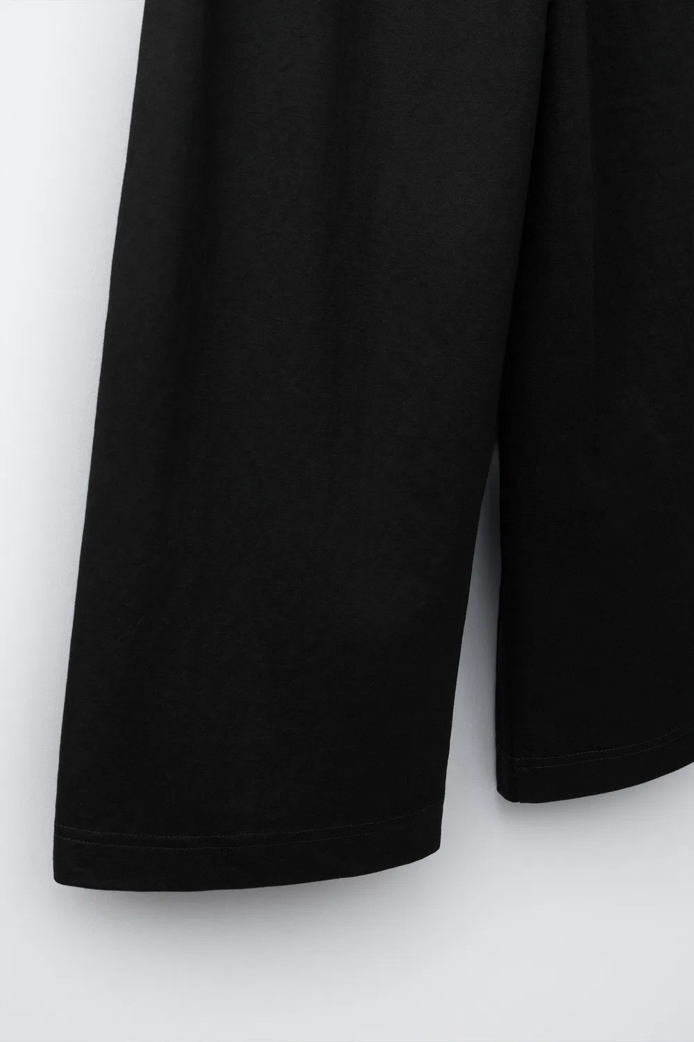 картинка ПИЖАМНЫЕ БРЮКИ ШИРОКИХ ШТАНИН ZARA, Black от магазина Одежда+