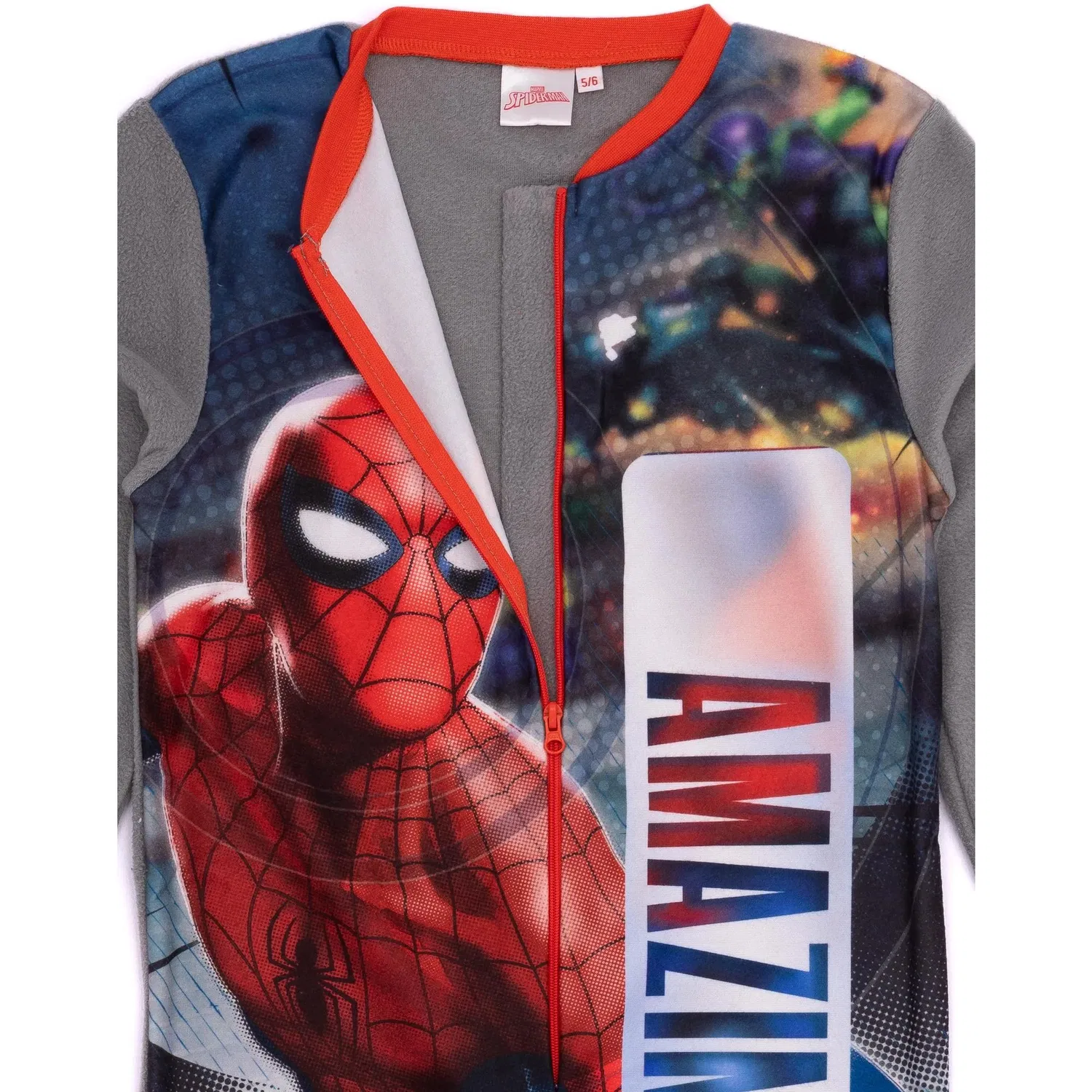 картинка Детский комбинезон-пижама Spider-Man Marvel, серый от магазина Одежда+
