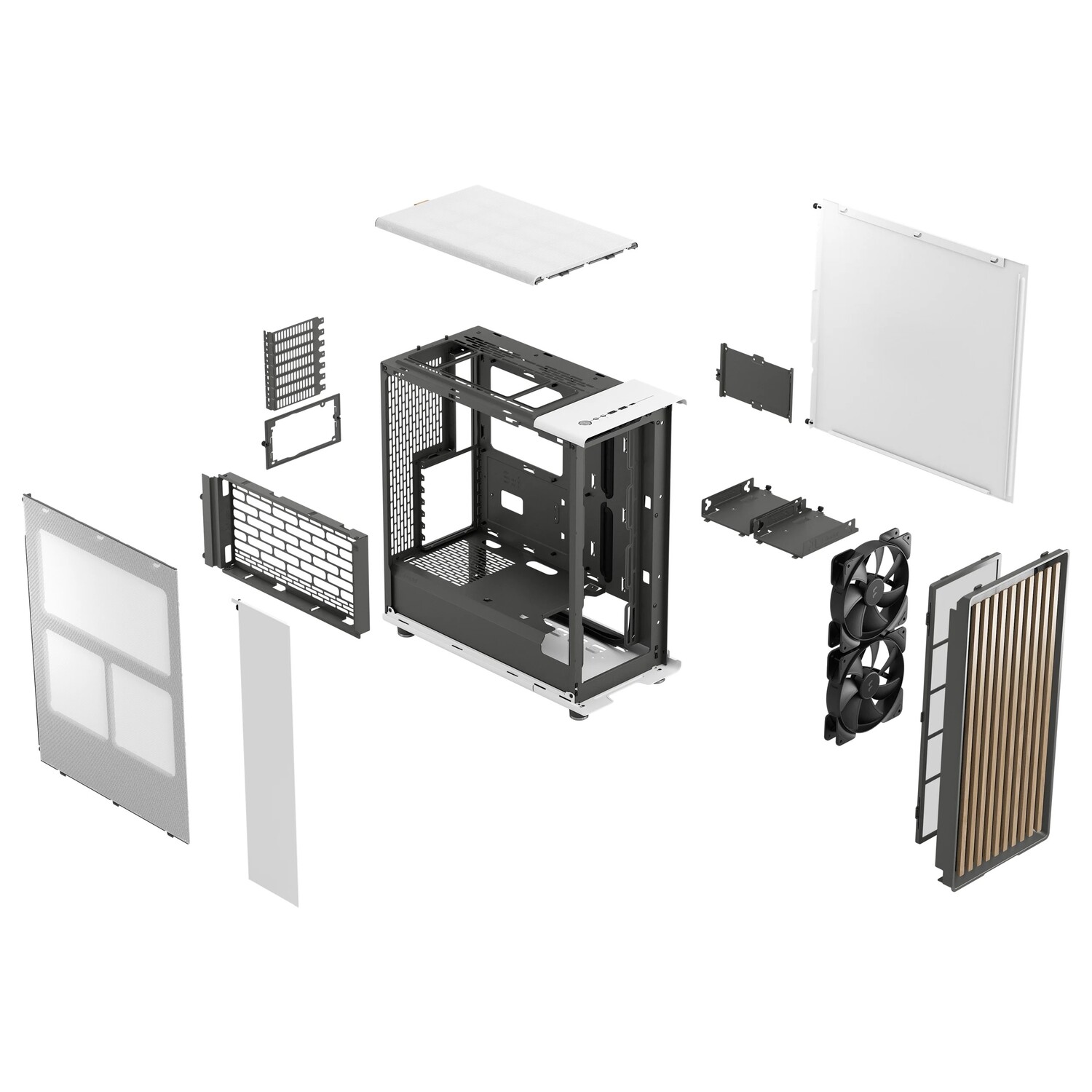 картинка Корпус Fractal Design North, Mid Tower, белый от магазина Одежда+
