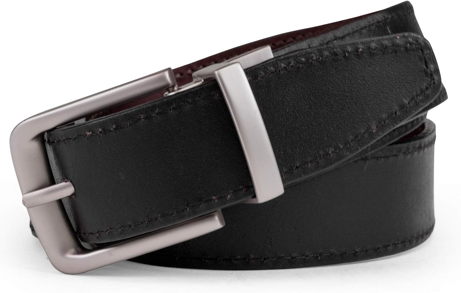 картинка Timberland мужской 35mm Classic Leather реверсивный ремень, Brown/Black от магазина Одежда+