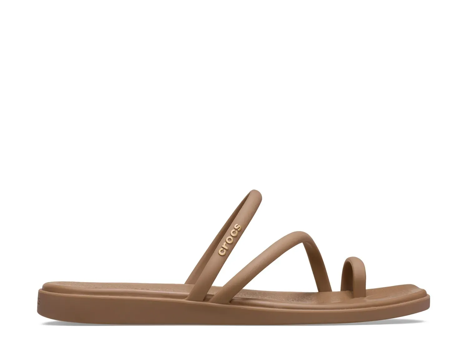 картинка Сандалии Crocs Miami Toe Loop - женские, светло-коричневые от магазина Одежда+