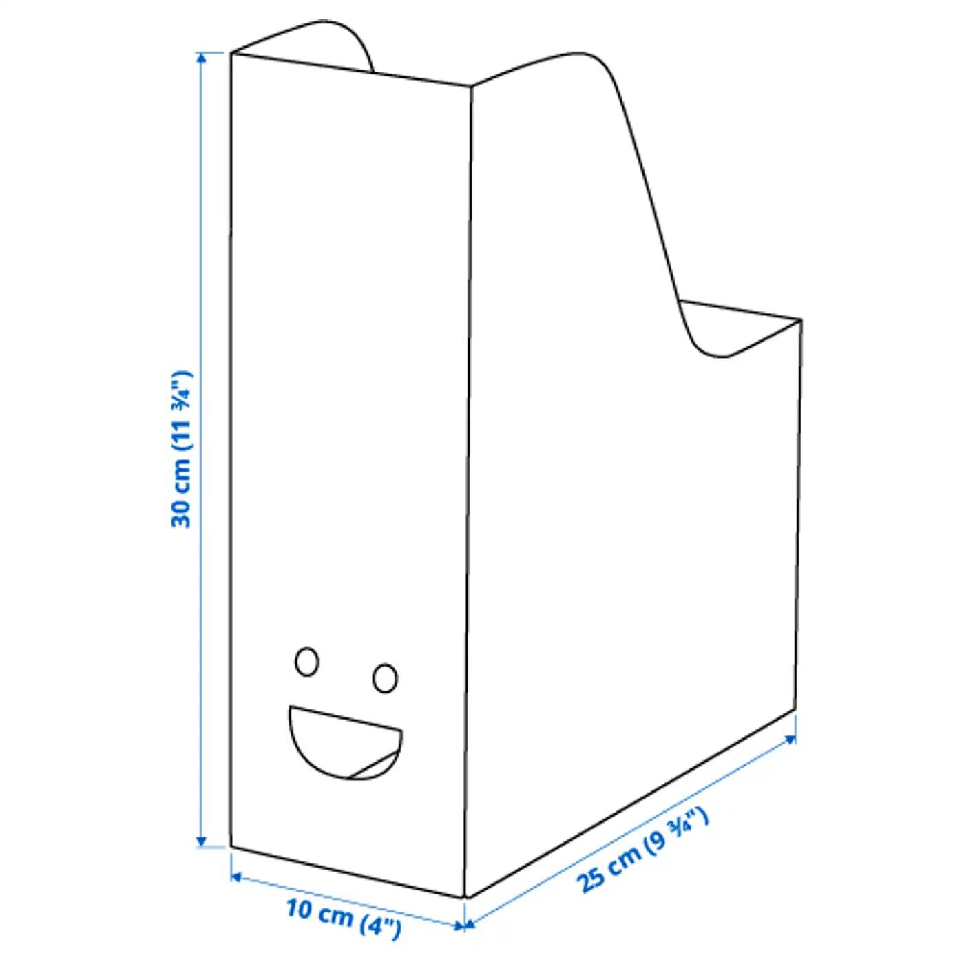 картинка Коллектор журналов, белый, TJABBA IKEA от магазина Одежда+