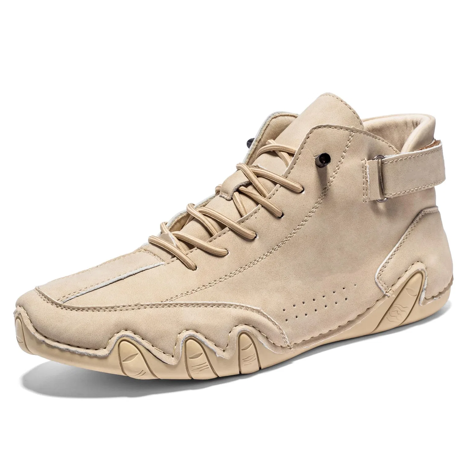 картинка Мужские эспадрильи на шнуровке Barfußschuhe Weiß, Beige от магазина Одежда+