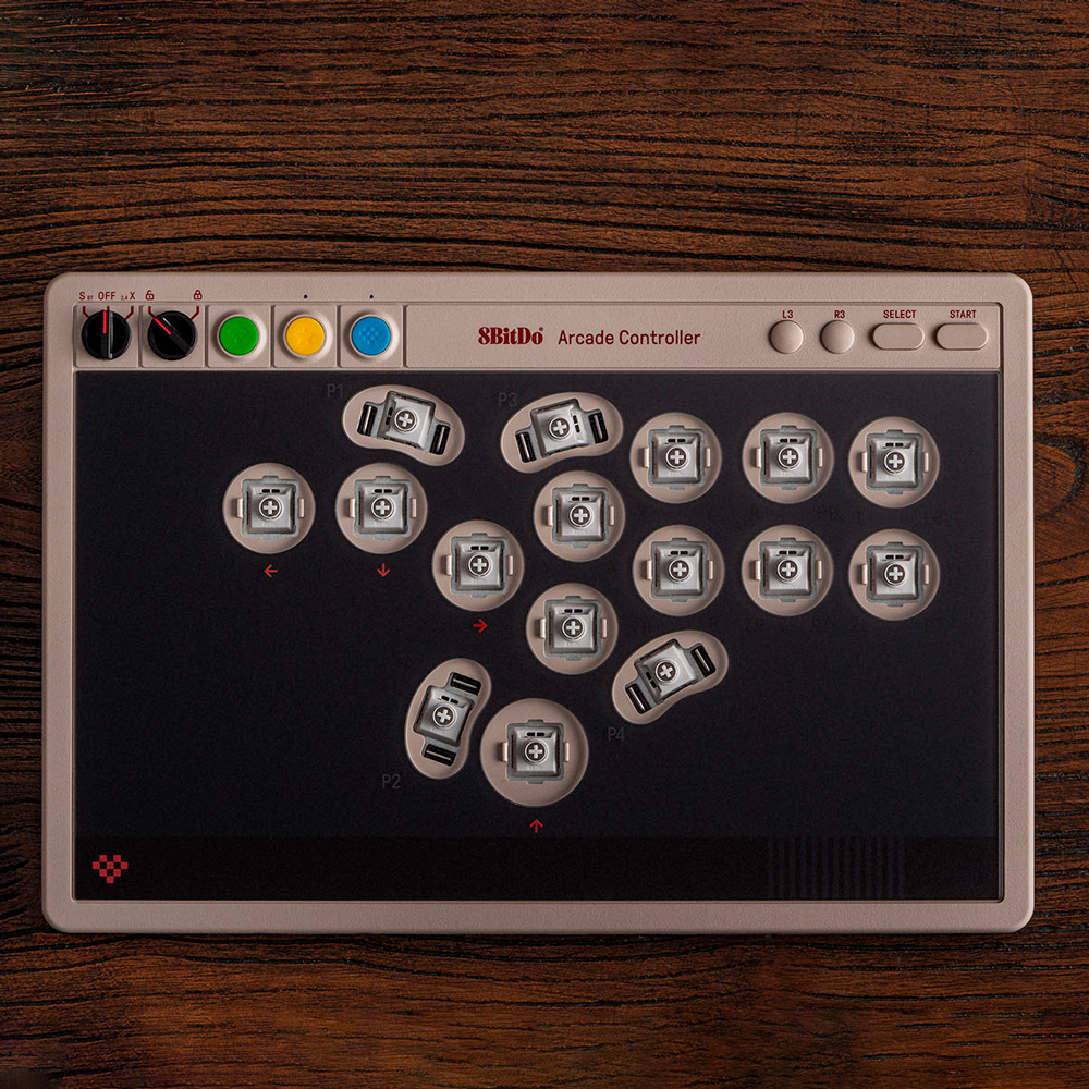 картинка Игровой контроллер 8BitDo Hitbox Arcade Controller, ретро от магазина Одежда+