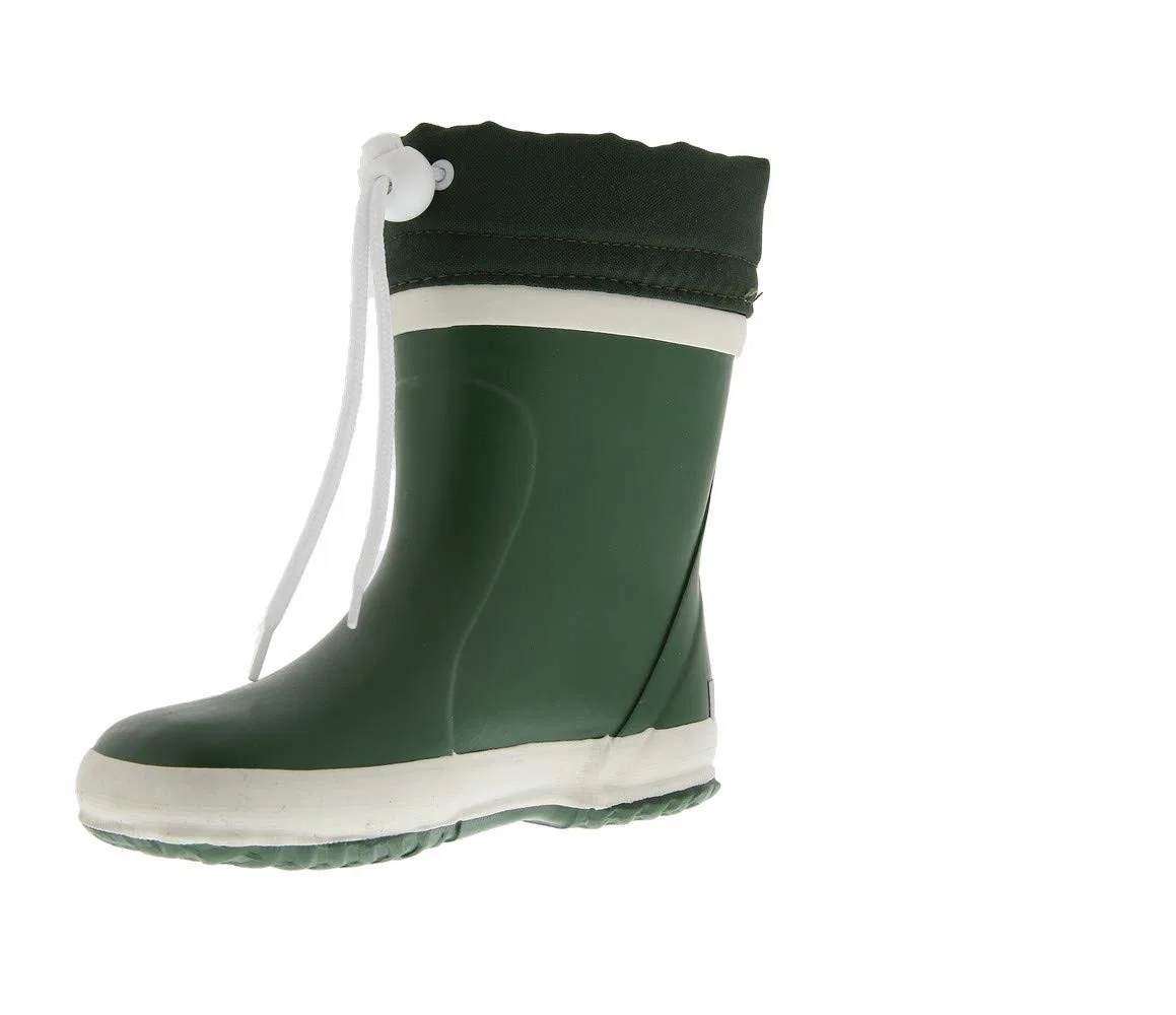 картинка Детские сапоги для мальчиков резиновые Bergstein, Green White от магазина Одежда+