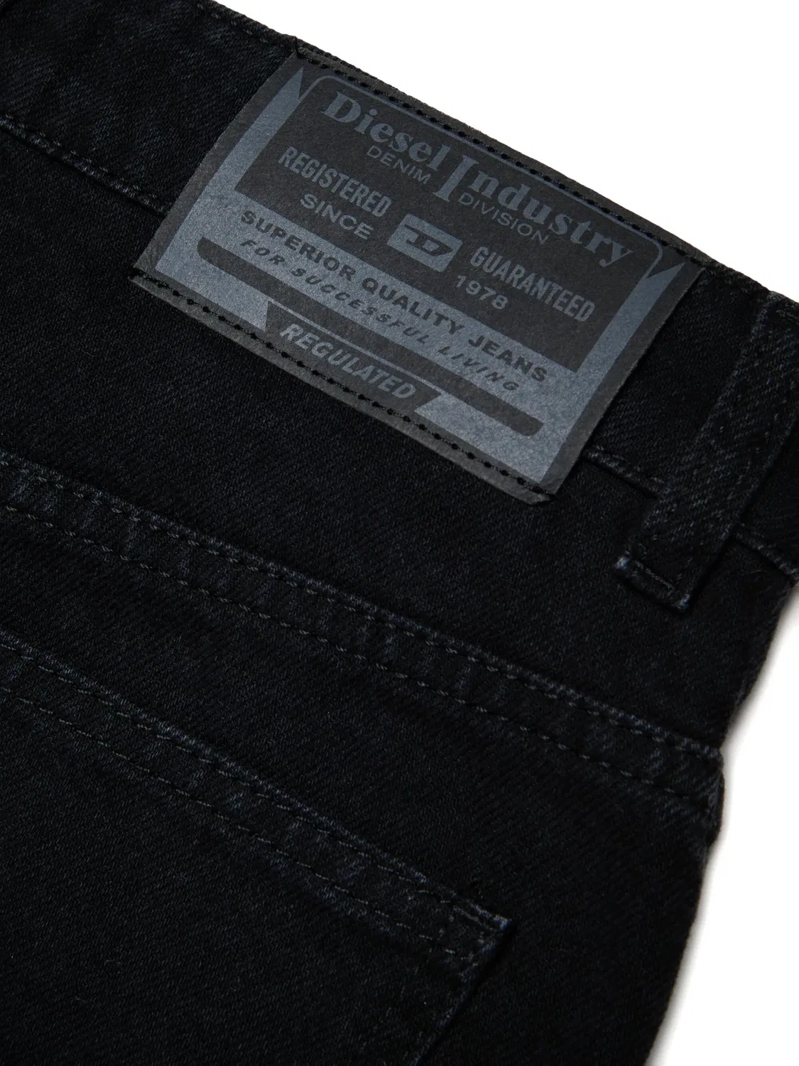 картинка Широкие джинсы Diesel Kids, черный от магазина Одежда+