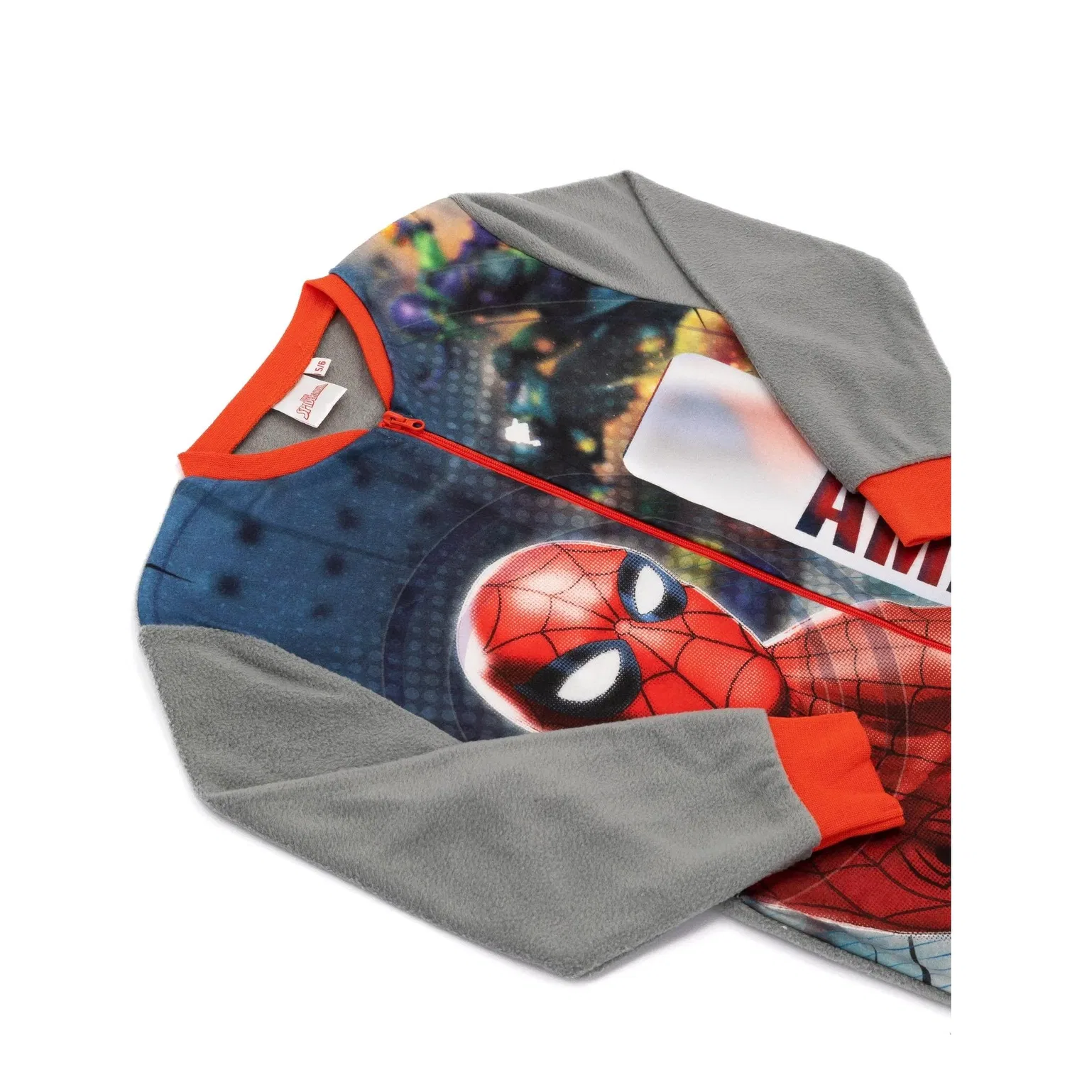 картинка Детский комбинезон-пижама Spider-Man Marvel, серый от магазина Одежда+