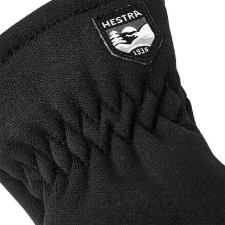 картинка Варежки с флисовой подкладкой – детские Hestra, черный от магазина Одежда+