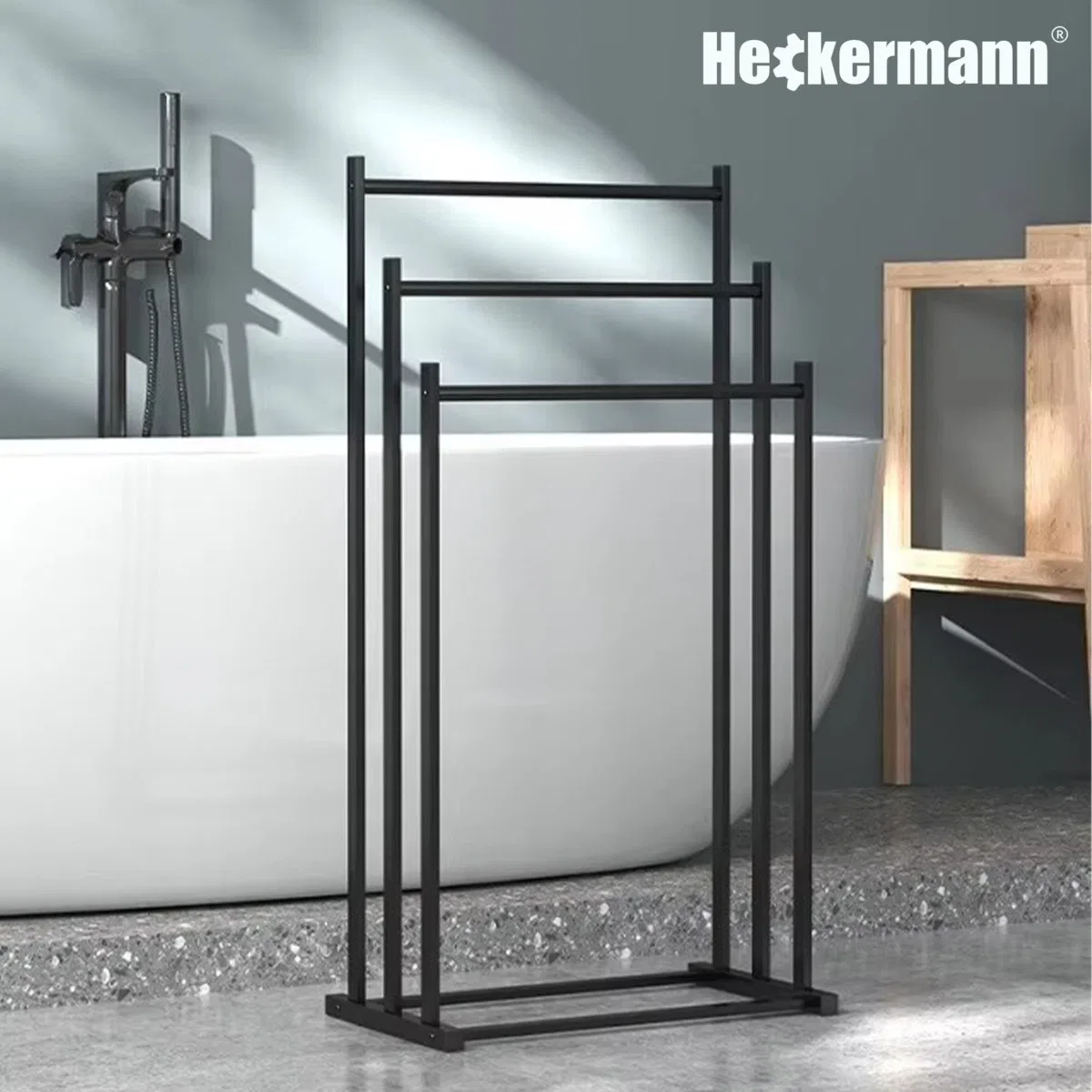 картинка Heckermann Настенная вешалка для полотенец от магазина Одежда+