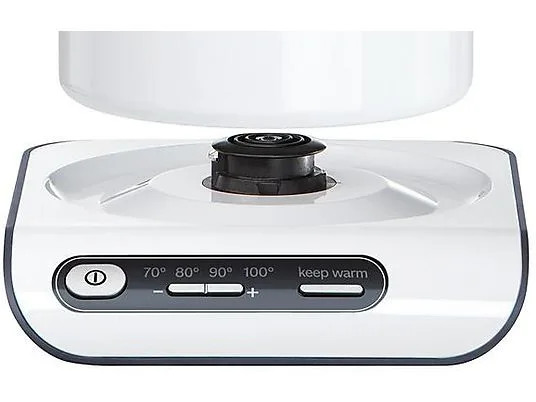 картинка Чайник Bosch TWK8611P, белый / серебристый от магазина Одежда+