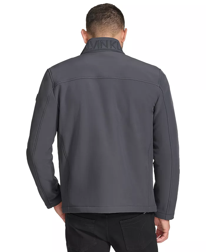 картинка Ветровка Calvin Klein Infinite Stretch Soft Shell, темно-серый от магазина Одежда+