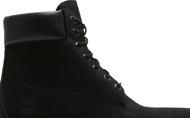 картинка Ботинки мужские Timberland Premium водонепроницаемые кожаные черные от магазина Одежда+