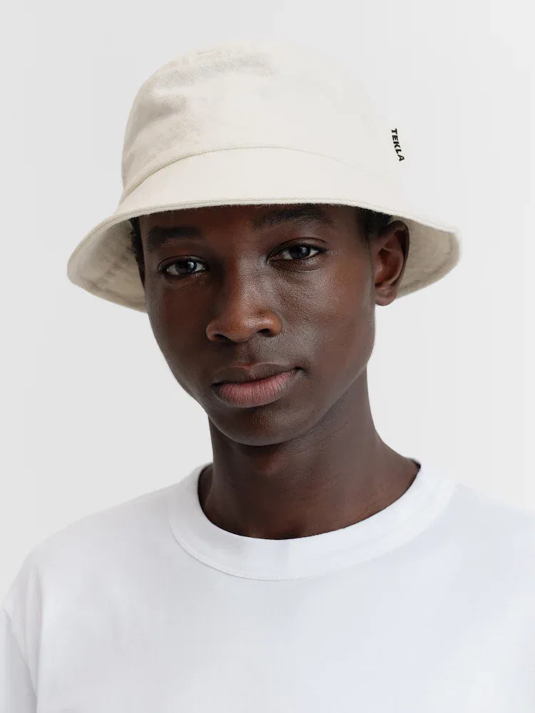 картинка Панама Bucket Hat TEKLA, Ivory от магазина Одежда+