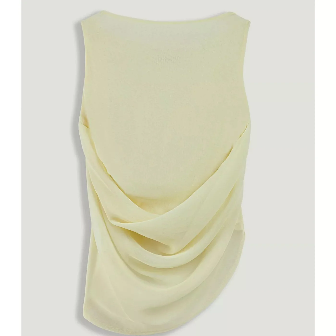 картинка Блуза NOCTURNE Draped Sleeveless, желтый от магазина Одежда+