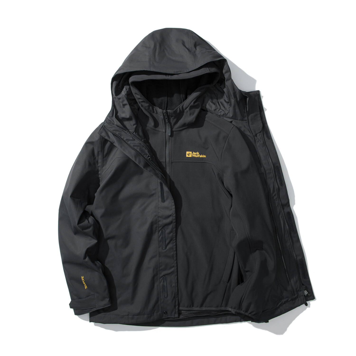 картинка Ветровка мужская Jack Wolfskin, черный от магазина Одежда+