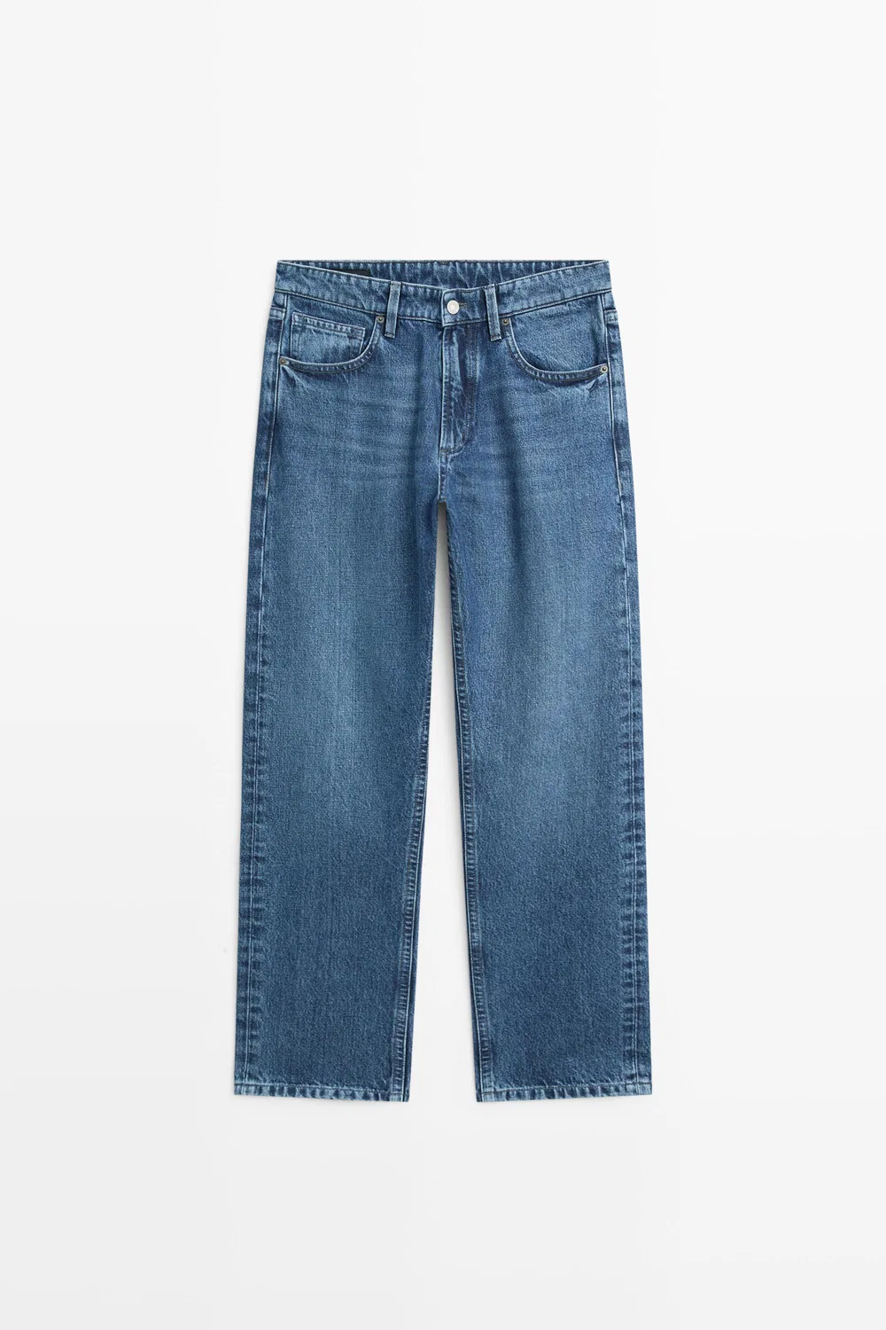 картинка Джинсы Massimo Dutti Relaxed-Fit, синий от магазина Одежда+